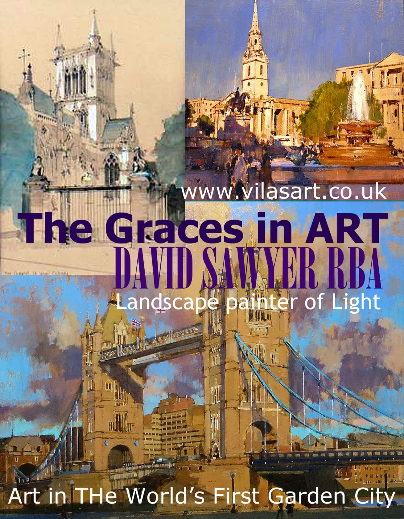 David Sawyers RBA Romantic cities and Landscape painter of light